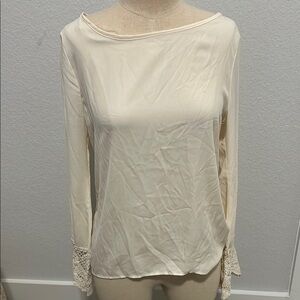 Elegant Cream Women's Top